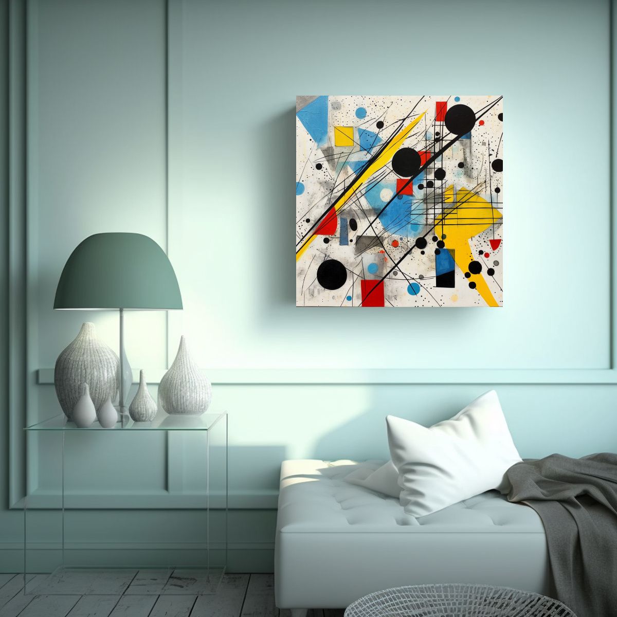 GENERICO - Pinturas Decorativas Abstractas De Arte Clásico 50x50 Cm