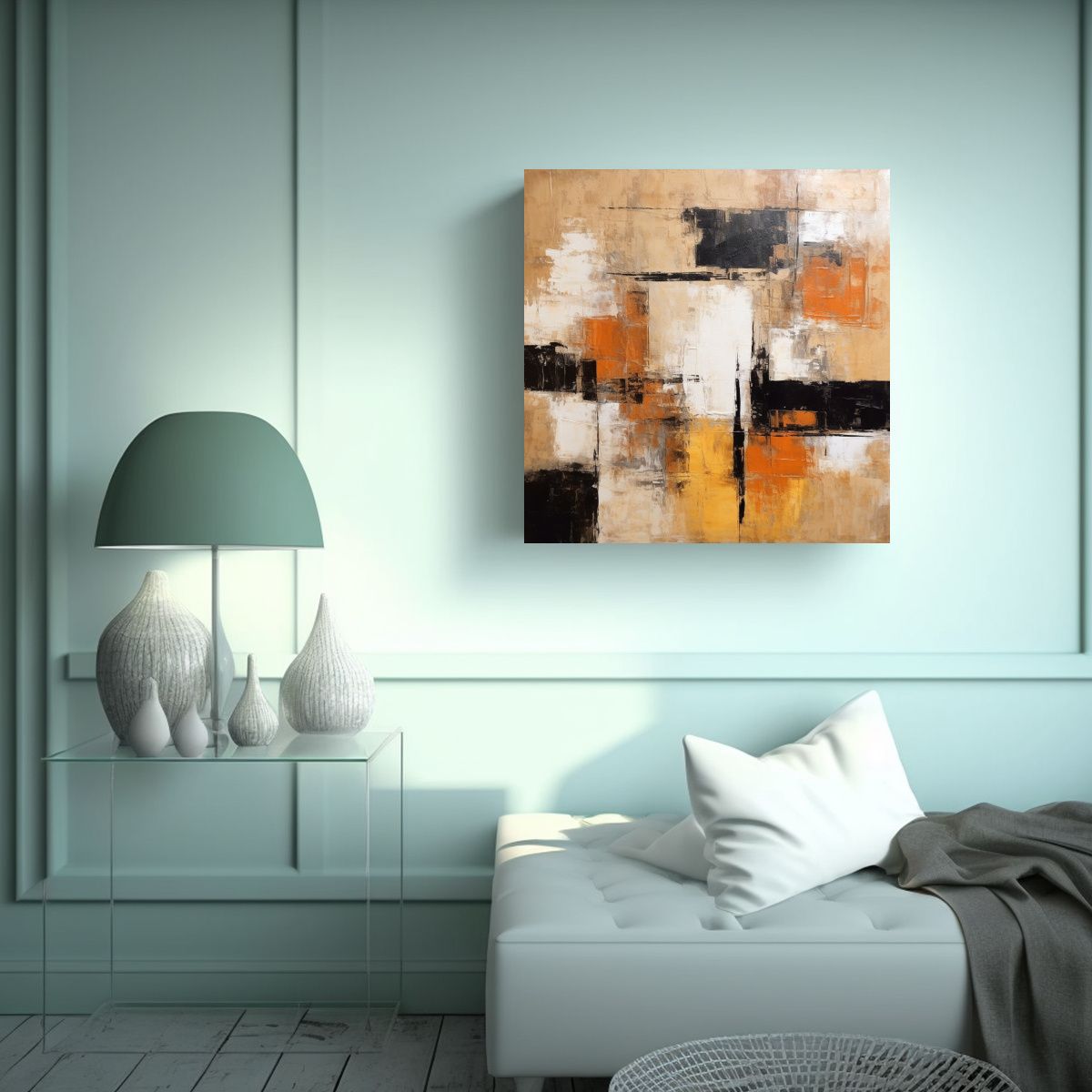 GENERICO - Lienzo De Tela Dibujo Pop Art ElGendy Abstracto 50x50 Cm