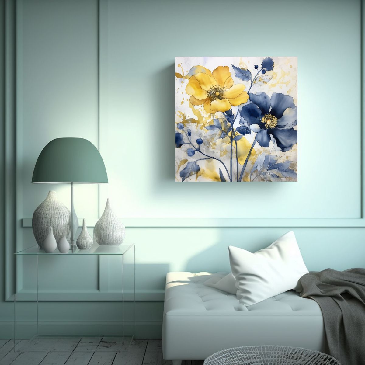 GENERICO - Lienzo De Tela Moderno Con Bonito Cuadro De 80x80 Cm