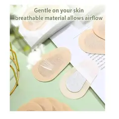 GENERICO - Parche Ocular Adhesivo Estéril Postoperatorio 85x55mm 10 Ud