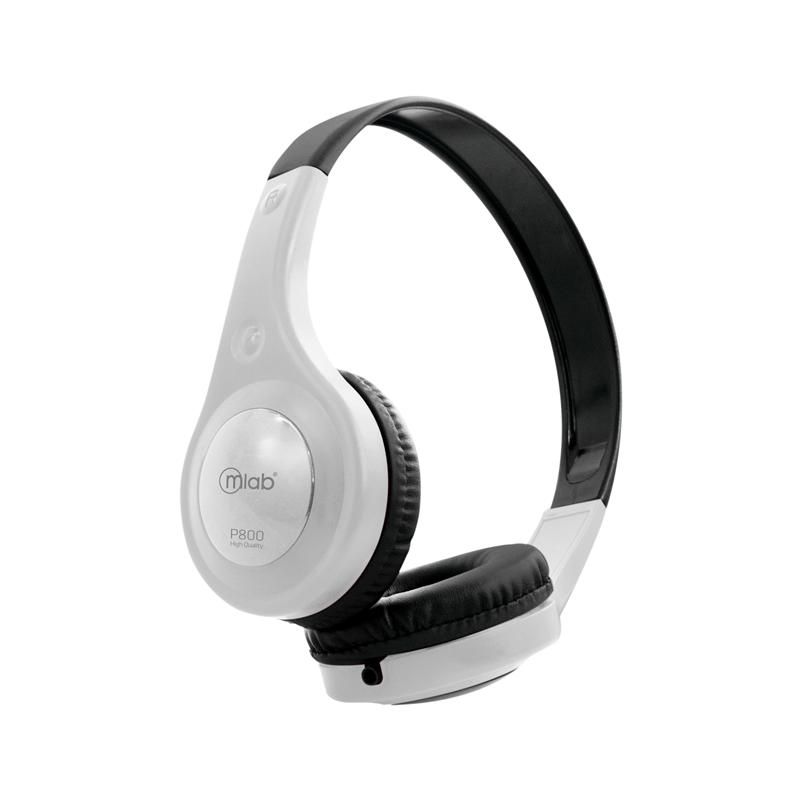 MLAB - Audifonos Mlab P800 Headband Powerbass Jack 35mm Blanco MLAB