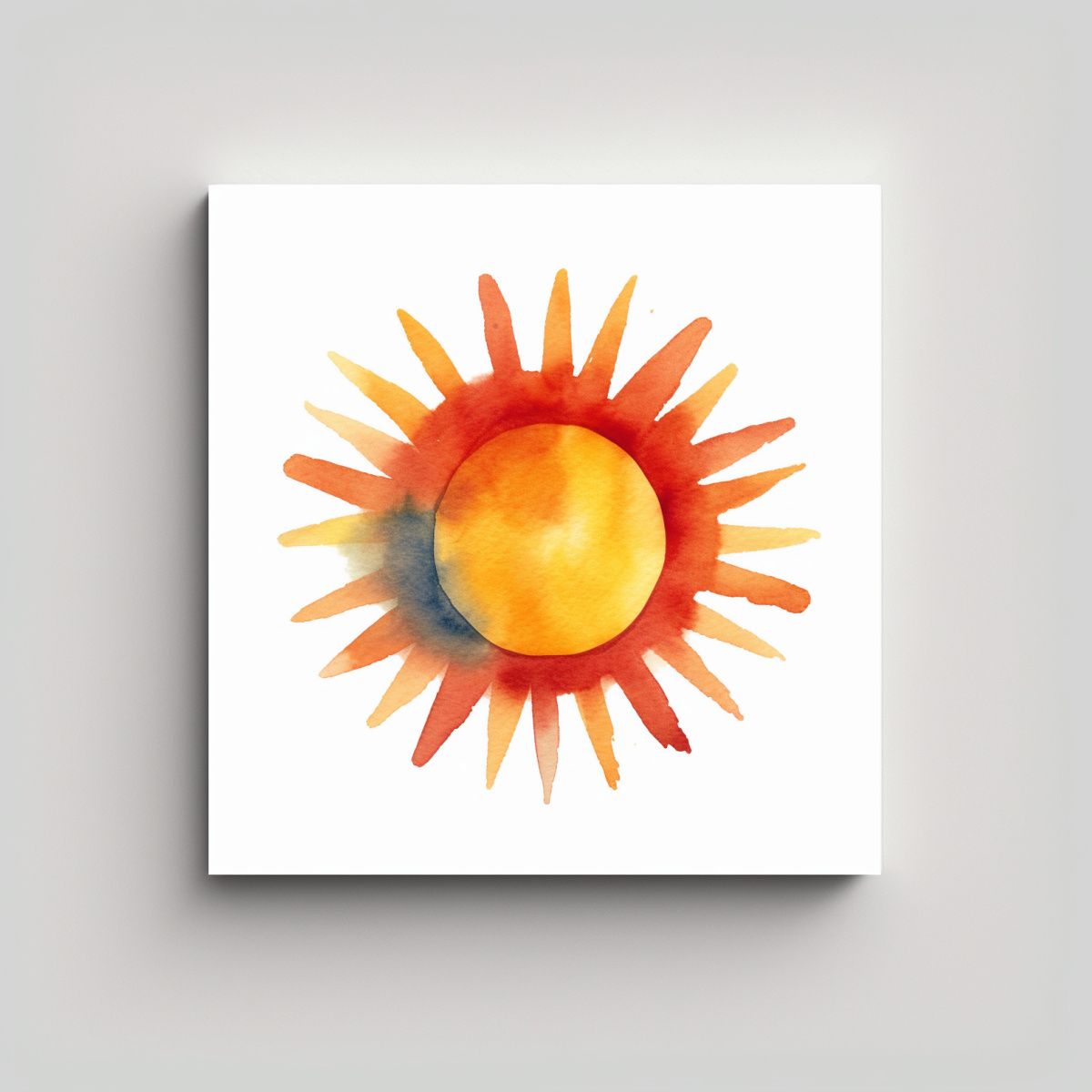 GENERICO - Arte Composicion Mural Heather Acuarela 50x50 Cm