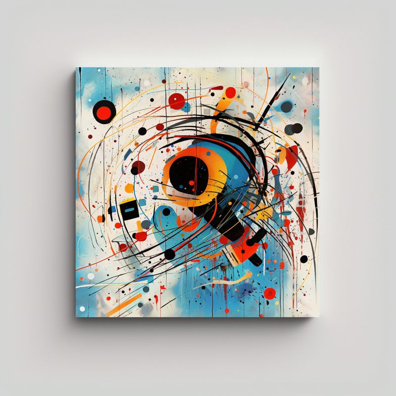 GENERICO - Cuadro De Decoración Moderna Que Combina El 60x60 Cm