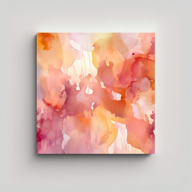 GENERICO - Pintura Decorativa De Tela En Bastidor Hermoso 90x90 Cm