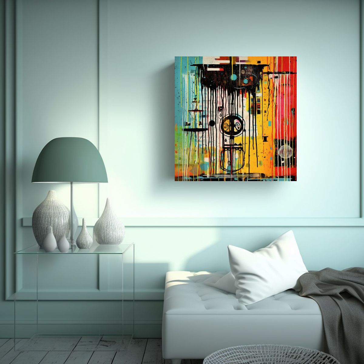 GENERICO - Pinturas Decorativas De Arte Vanguardia Abstracta 90x90 Cm