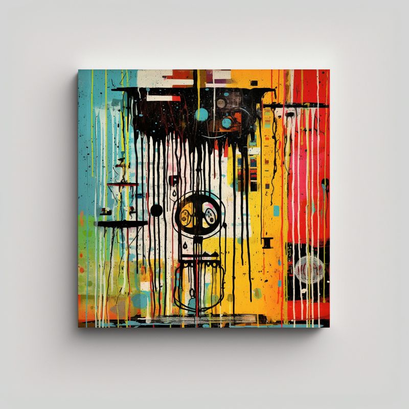 GENERICO - Pinturas Decorativas De Arte Vanguardia Abstracta 80x80 Cm