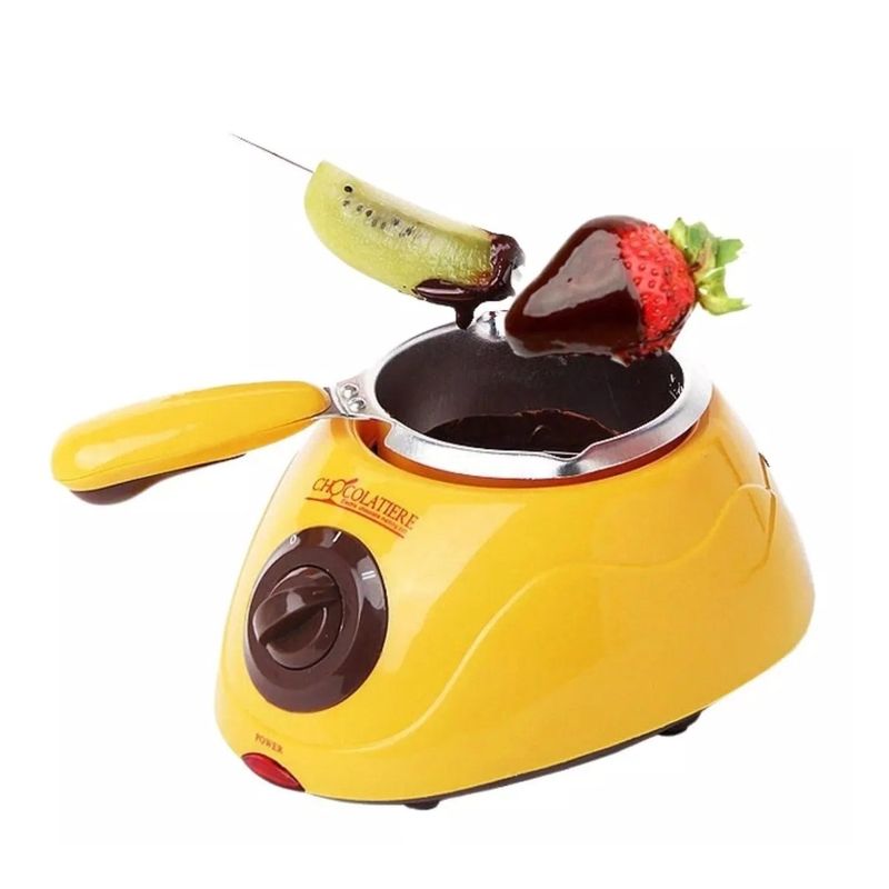 ANGELES DEL HOGAR - Fondue Maquina Para Derretir Chocolate  Color Amarillo
