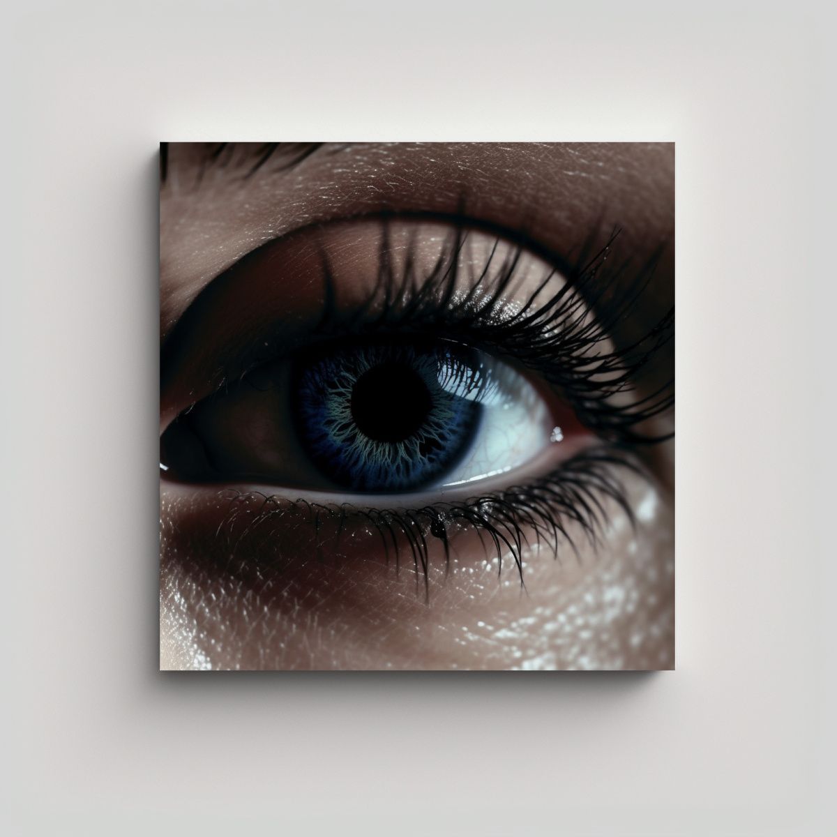 GENERICO - Pintura Decorativa: Mirada Gótica En Primer 50x50 Cm