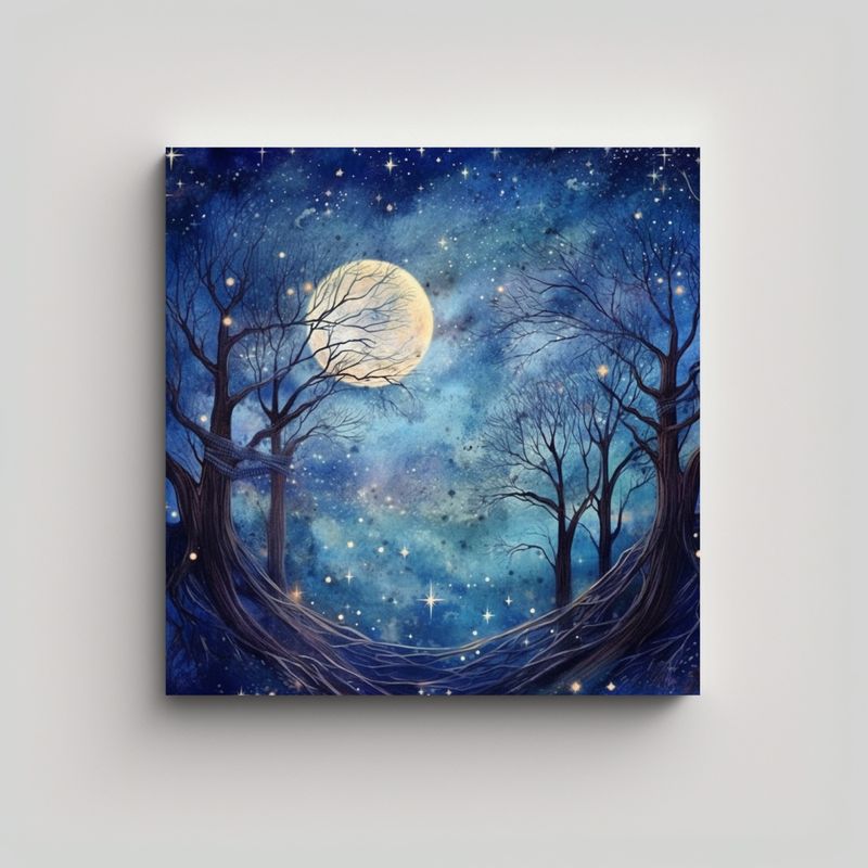 GENERICO - Cuadro Inspirador Para Baño Con Una Creación 90x90 Cm