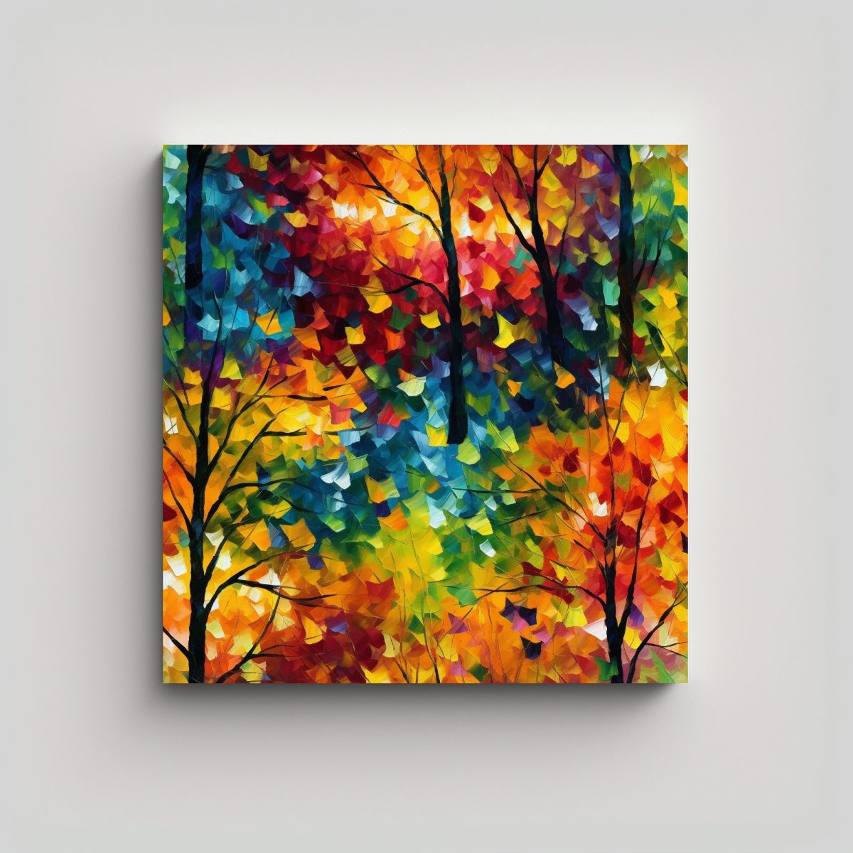 GENERICO - Cuadro Impreso Nature Minature Exclusivo De 90x90 Cm