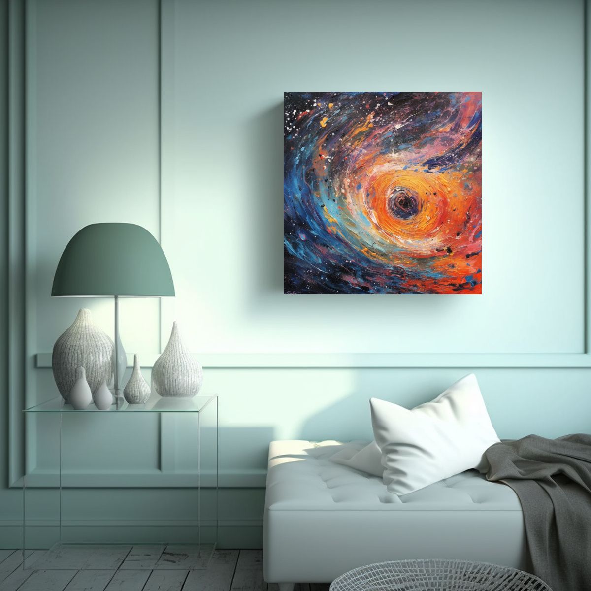 GENERICO - Pintura Acrílica De Naturaleza Viva En Lienzo 80x80 Cm