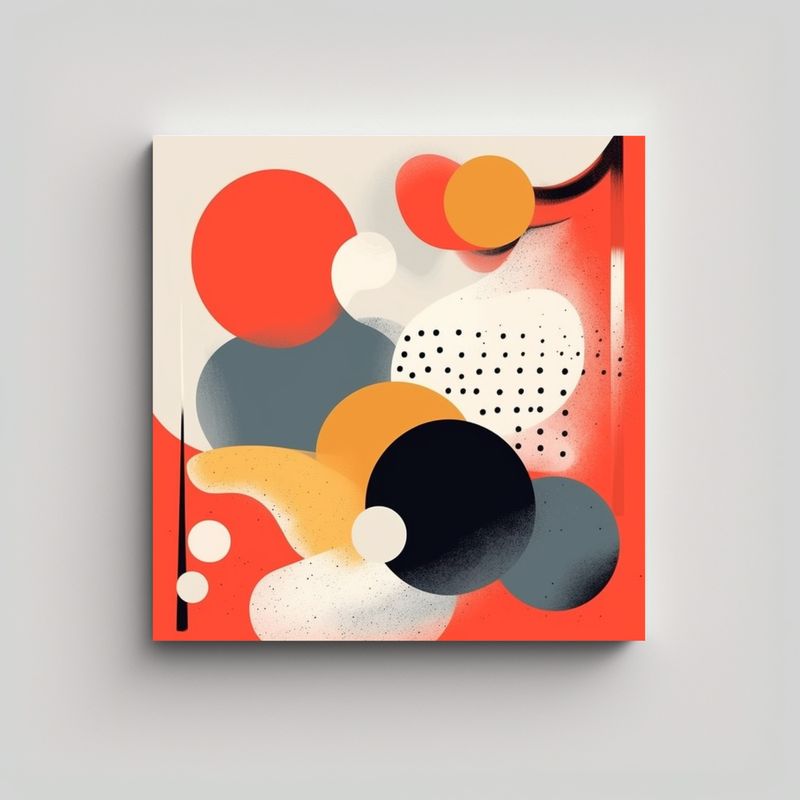 GENERICO - Pinturas Decorativas Abstractas Creativas 70x70 Cm