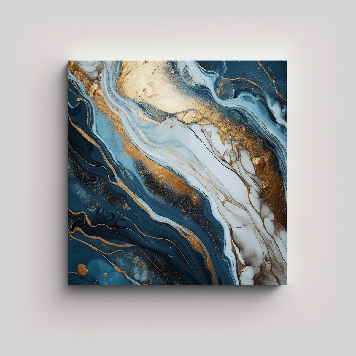 GENERICO - Cuadro Tela Sublimada Brillante De Textura 90x90 Cm