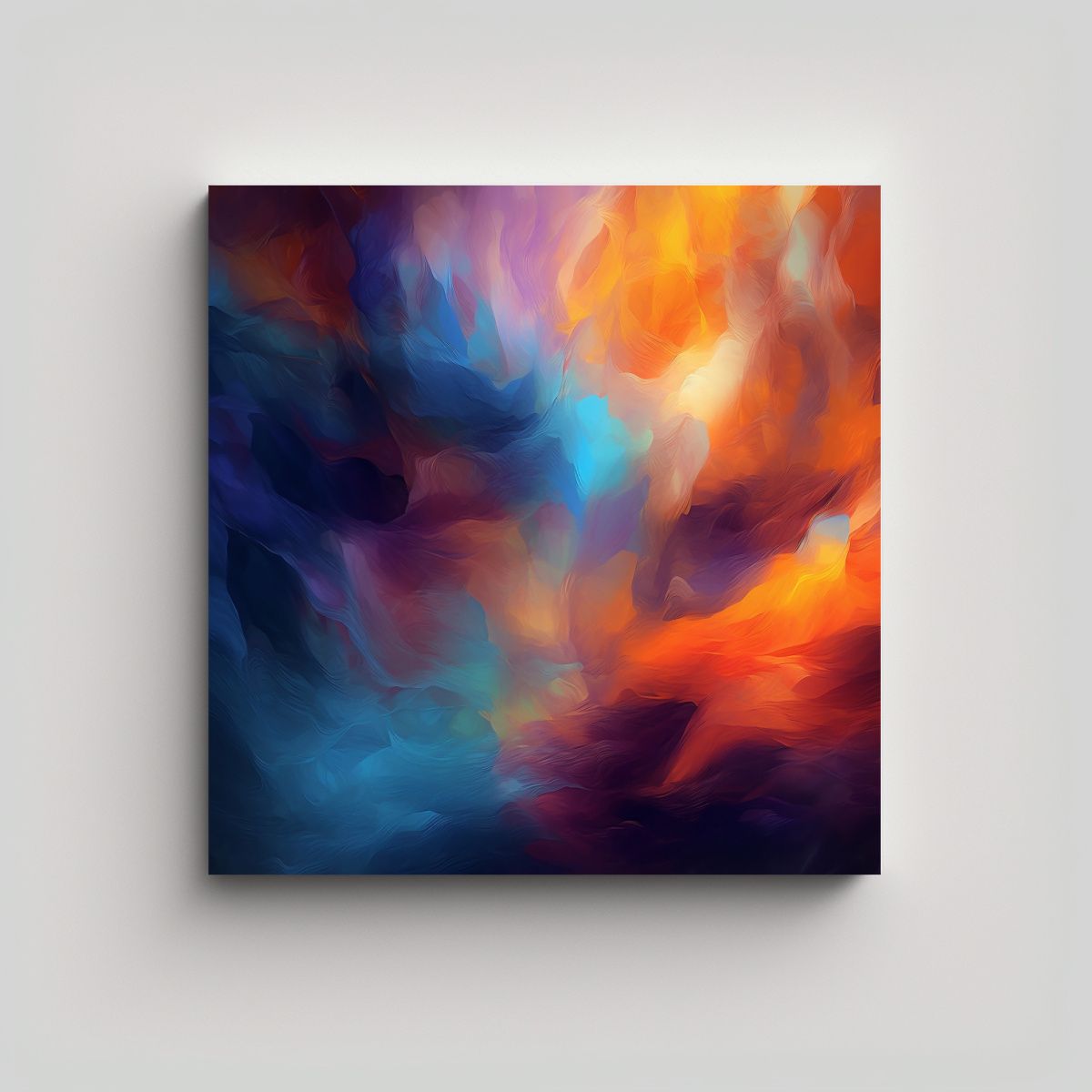 GENERICO - Arte Decorativo De Perspectiva En Bastidor Con 70x70 Cm