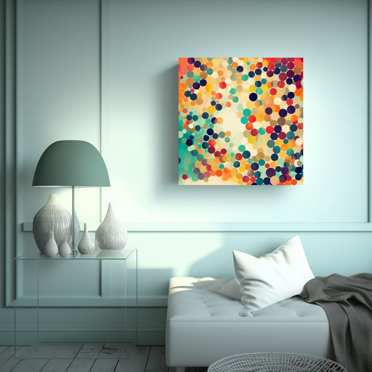 GENERICO - Arte Composicion Unica Experiencia Envolvente En 70x70 Cm