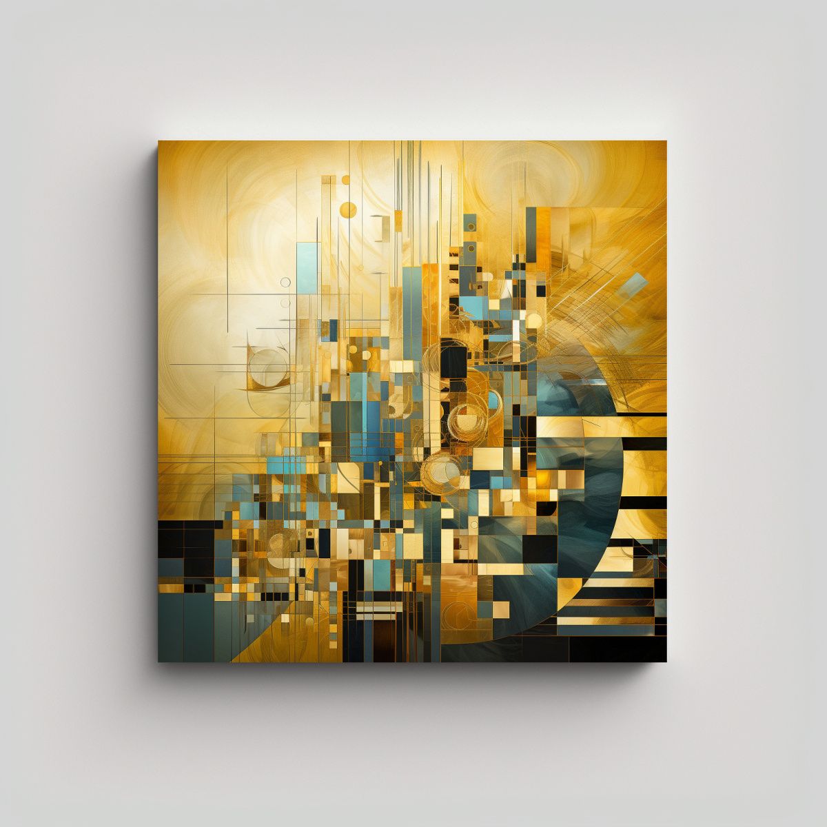 GENERICO - Pinturas Decorativas Abstractas Geométricas En 60x60 Cm