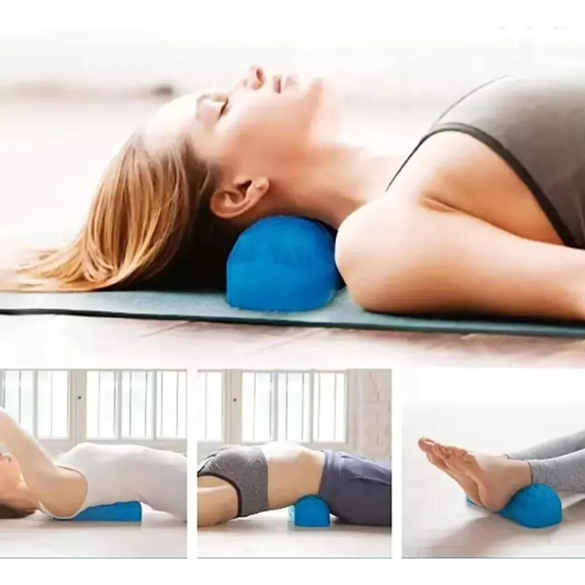 GENERICO - Cojin Gel Elastico Cuello Cervical Dolor Lumbar Ortopedico