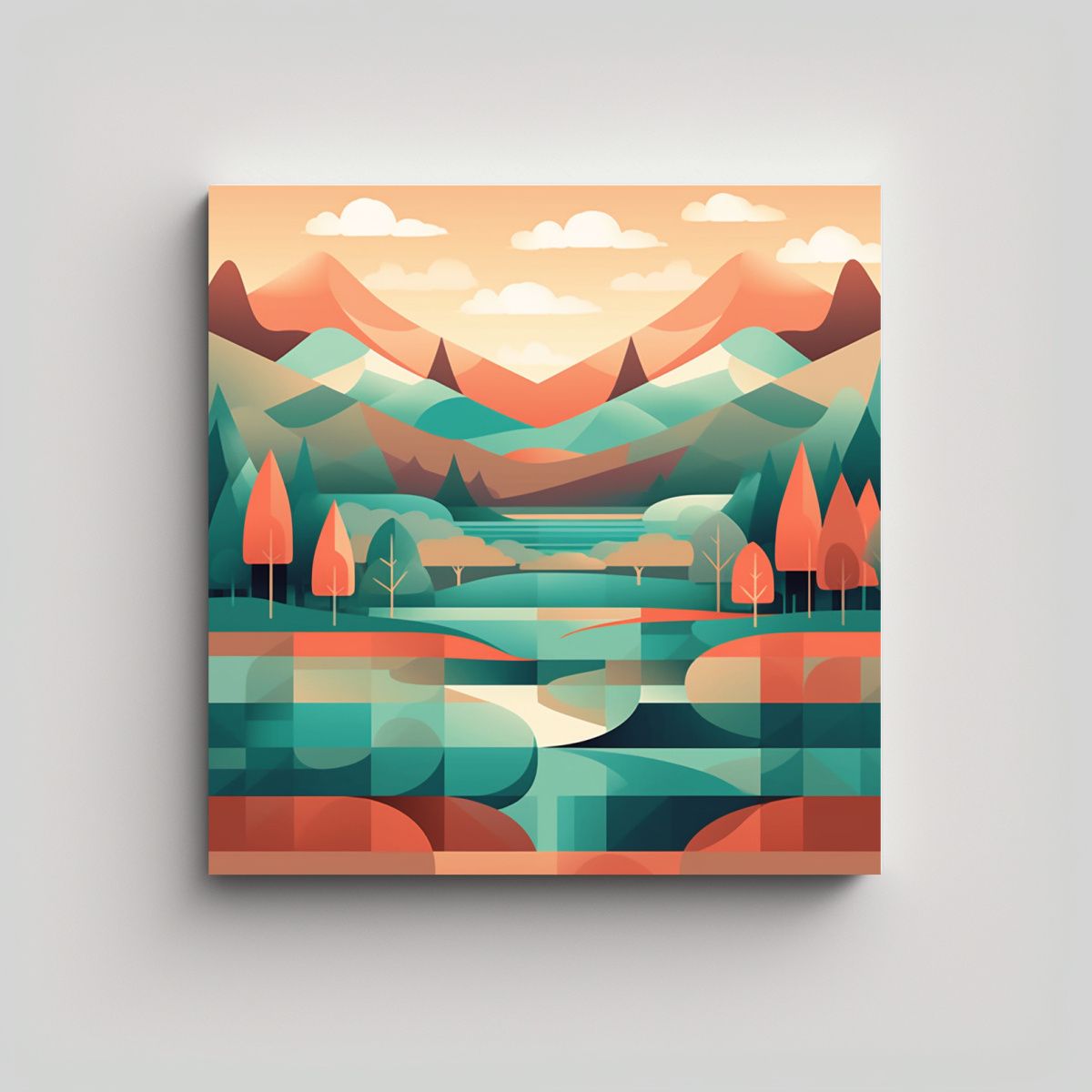 GENERICO - Cuadro Fotografía Resistente Estilo James Gi 70x70 Cm