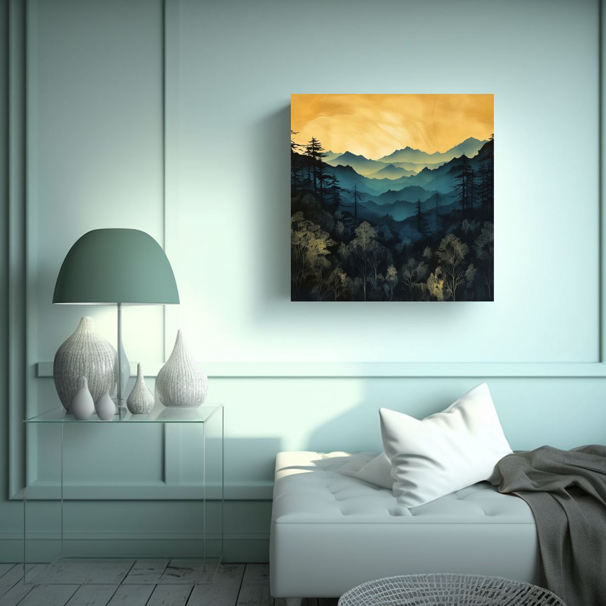 GENERICO - Pintura Al óleo De La Belleza De La Naturaleza 80x80 Cm