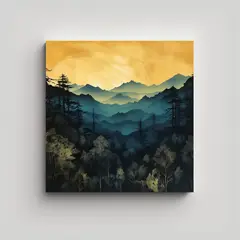 GENERICO - Pintura Al óleo De La Belleza De La Naturaleza 70x70 Cm