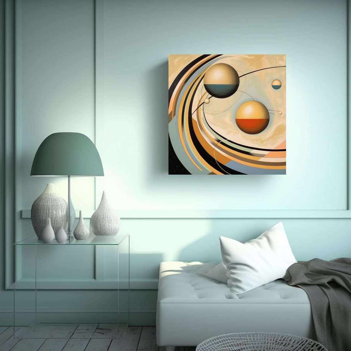 GENERICO - Pinturas Decorativas De Composición Dinámica 70x70 Cm