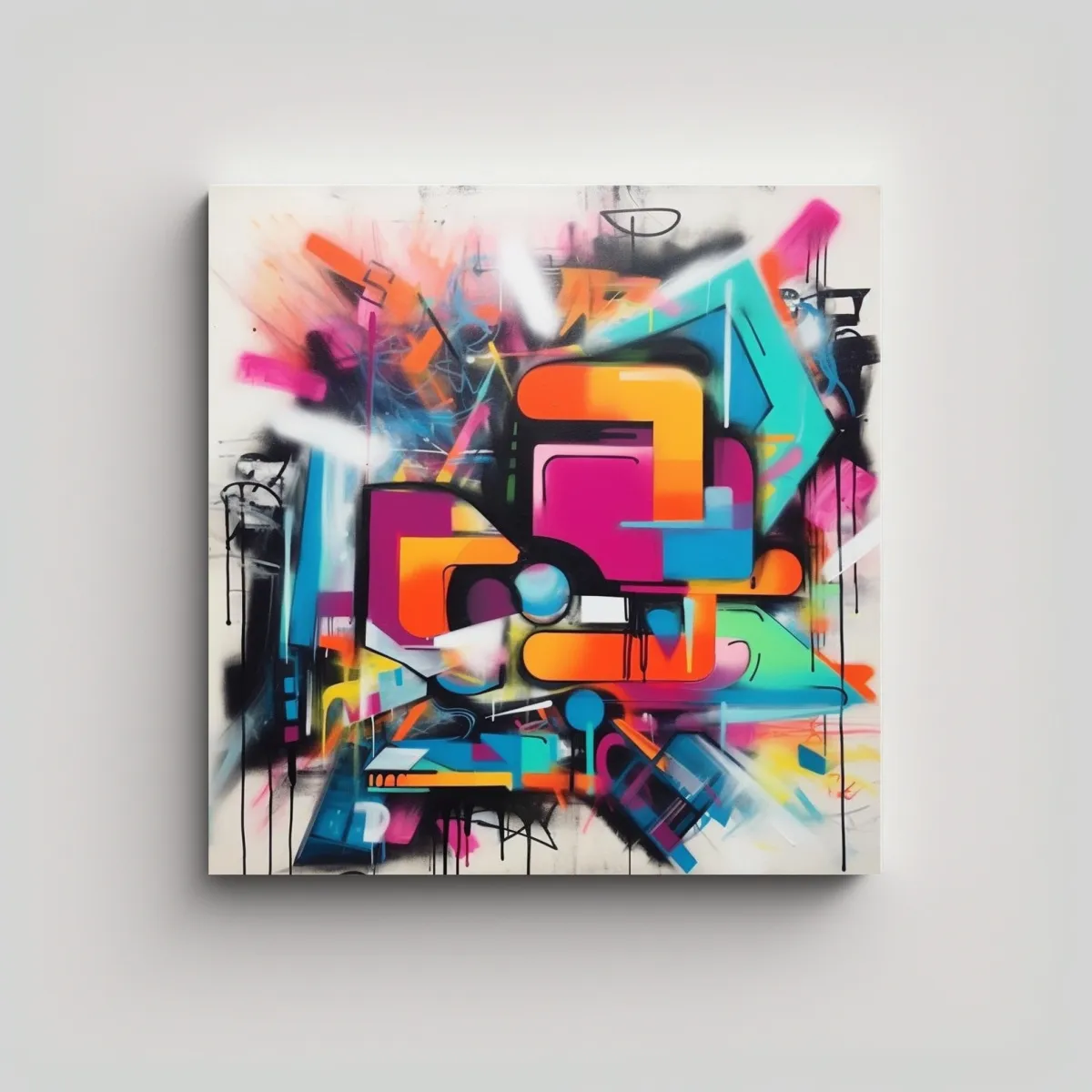 GENERICO - Pinturas Decorativas De Alta Resolución Con 80x80 Cm