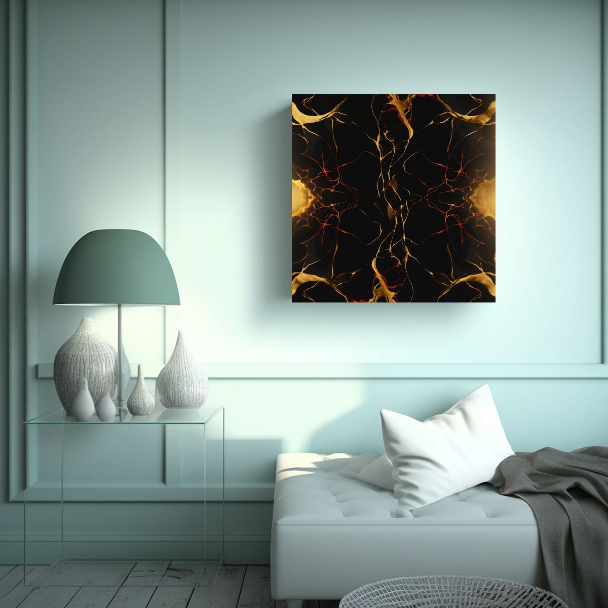 GENERICO - Pintura De Pared Con Hermoso Protagonismo 70x70 Cm