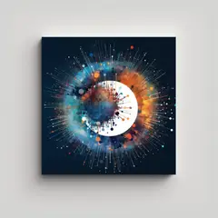 GENERICO - Cuadro Tema Elegante Con Una Representación De 90x90 Cm