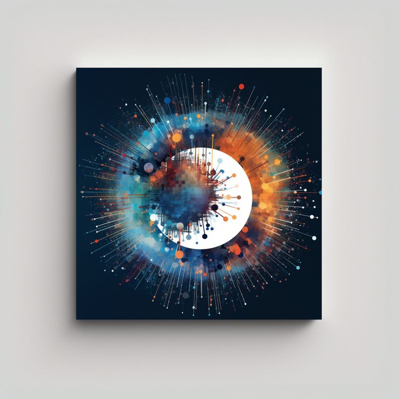 GENERICO - Cuadro Tema Elegante Con Una Representación De 80x80 Cm