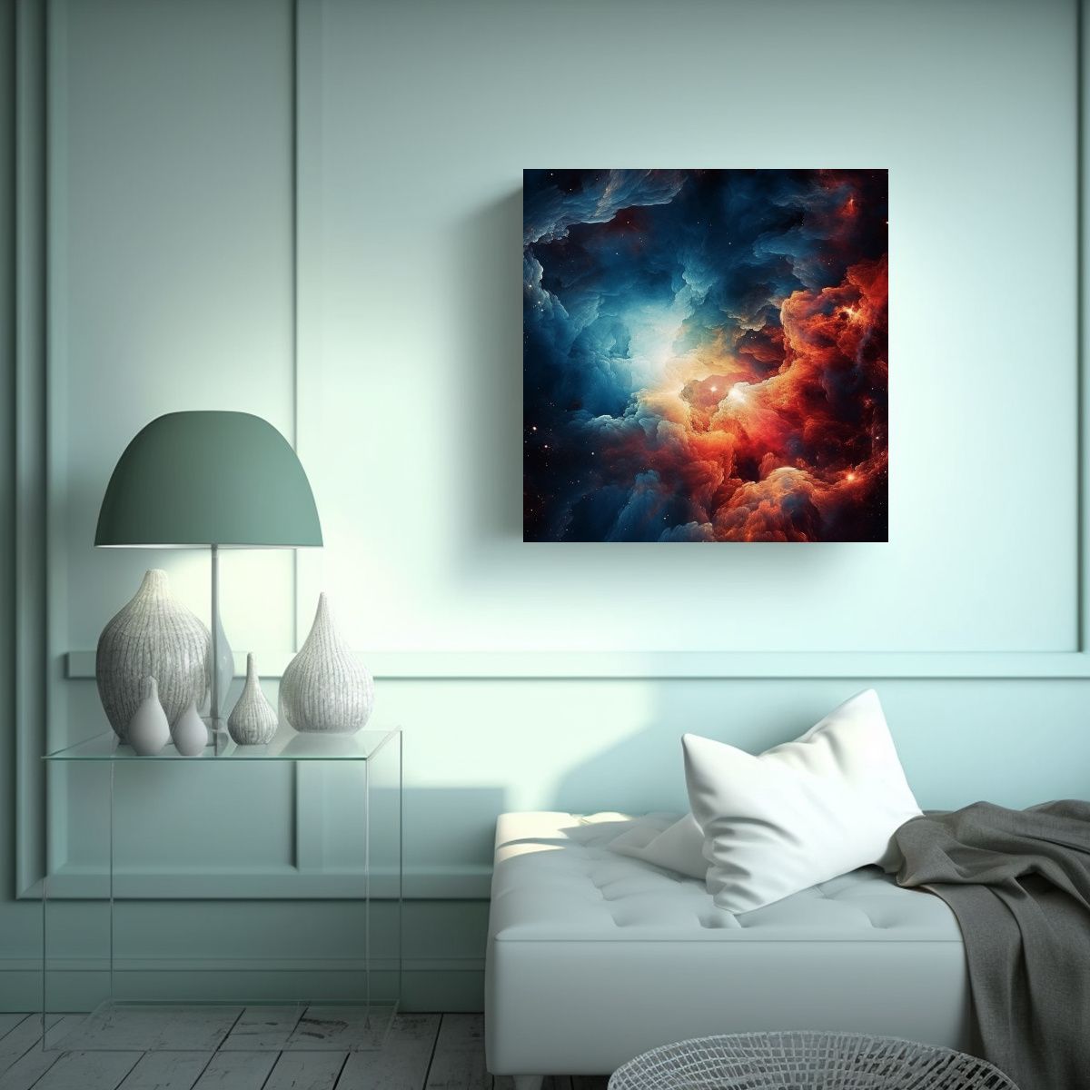 GENERICO - Cuadro Tela Espectacular Enigmático Estilo 90x90 Cm