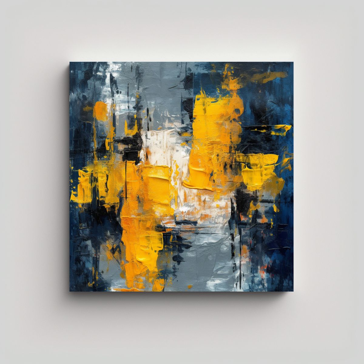 GENERICO - Cuadro Abstracto De Pintura Moderna Con 50x50 Cm