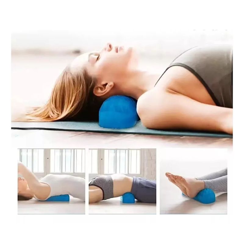 GENERICO - Cojin Gel Elastico Cuello Cervical Dolor Lumbar Ortopedico