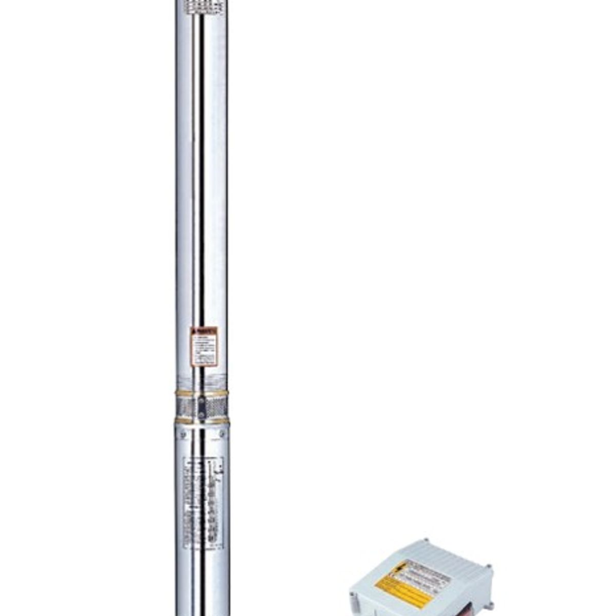 LEO - Bomba Sumergible Pozo Profundo 4puLG 0,75hp 58mts Marca Leo