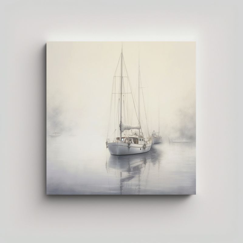 GENERICO - Pinturas Decorativas Sin Marco Con Líneas 70x70 Cm