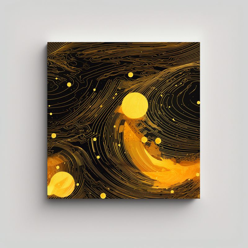 GENERICO - Pintura Decorativa En Lienzo De Tela Concepto De 60x60 Cm