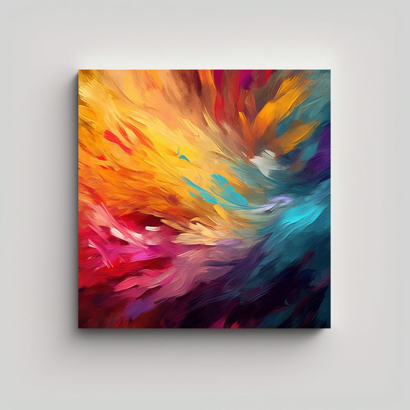 GENERICO - Lienzo De Tela Fotografía Street Art Efecto 90x90 Cm