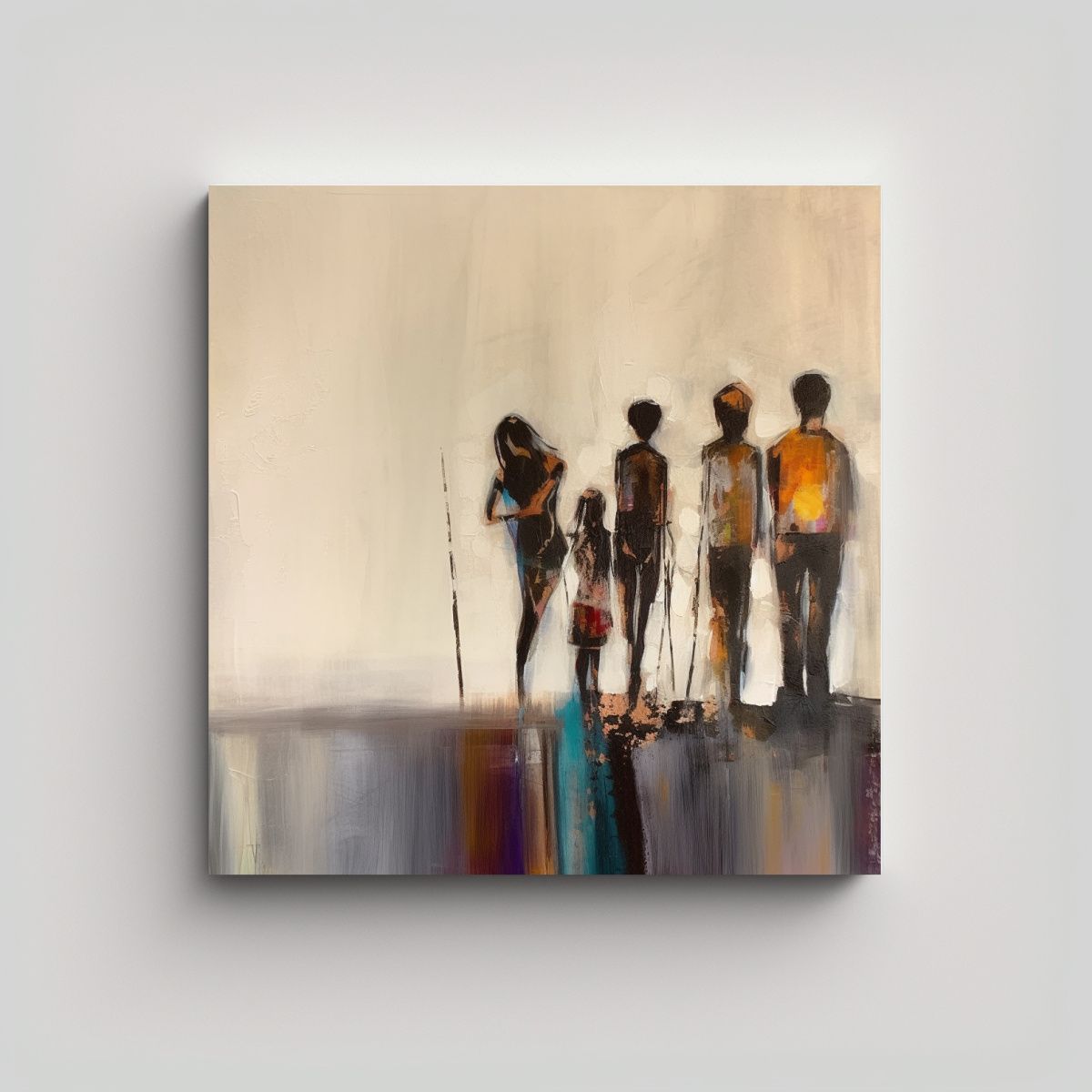 GENERICO - Arte De Pared Expresión Simplicidad Original, 50x50 Cm