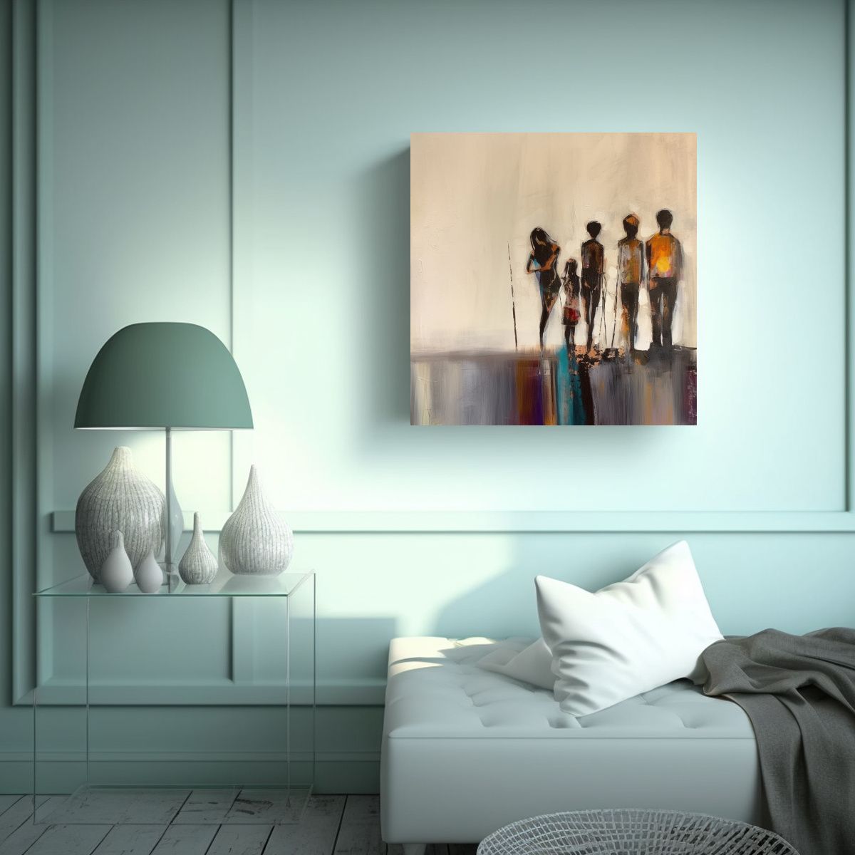 GENERICO - Arte De Pared Expresión Simplicidad Original, 50x50 Cm