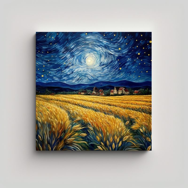 GENERICO - Pintura Decorativa Intensa Para Pared Visión 90x90 Cm