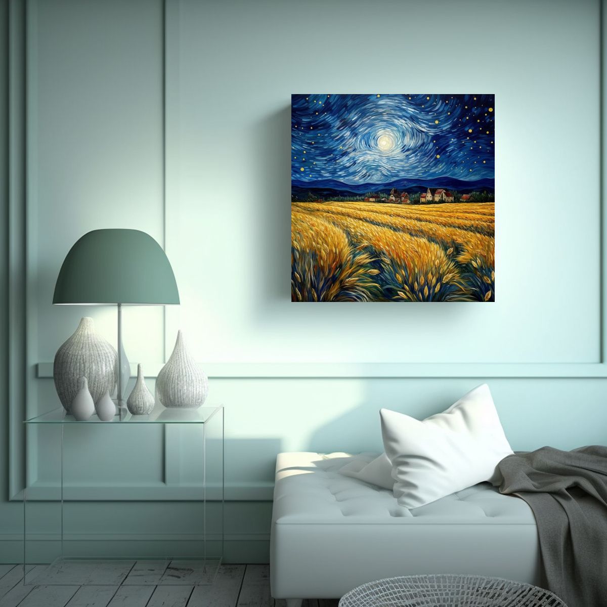 GENERICO - Pintura Decorativa Intensa Para Pared Visión 70x70 Cm