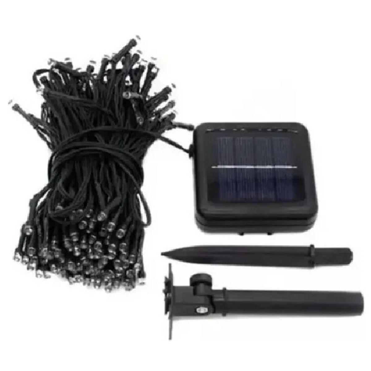 GENERICO - Pack X8 Luces Solares Navidad Guirnalda 10 Metros 100 Led Multicolor