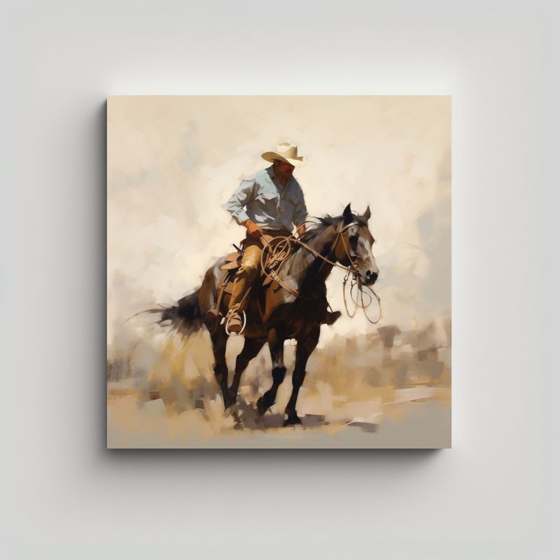 GENERICO - Cuadro Belleza Natural Pintura Al óleo De Estilo 70x70 Cm