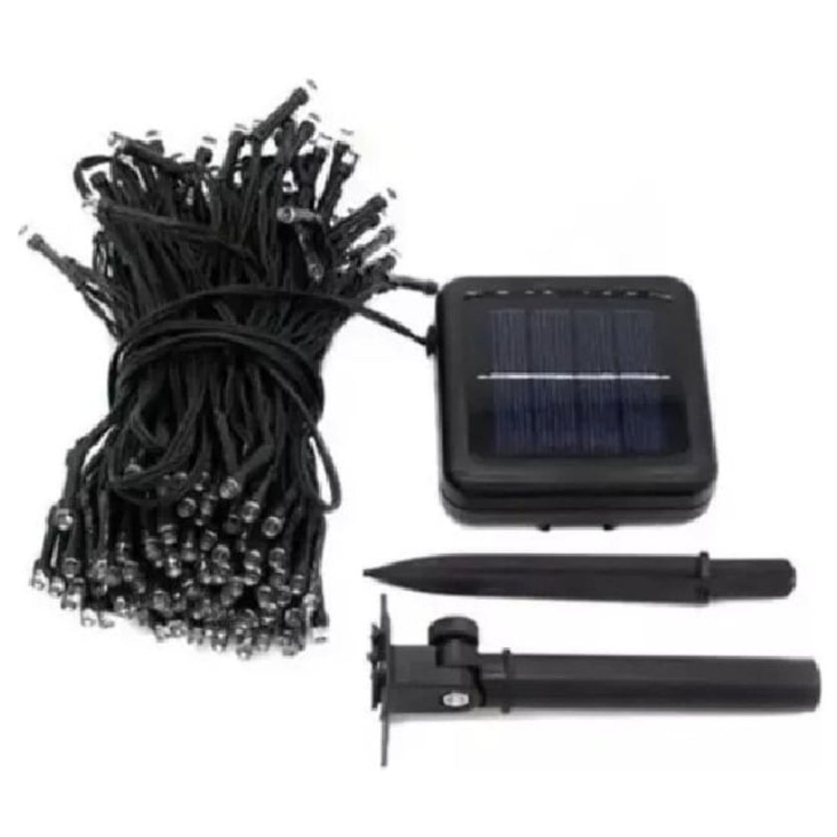 GENERICO - Pack X10 Luces Solares Navidad Guirnalda 10 Metros 100 Led Multicolor