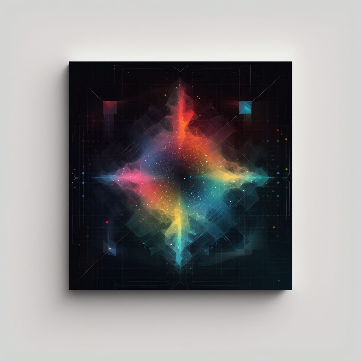 GENERICO - Pinturas De Lienzo De Tela Con Acuarela Para 90x90 Cm