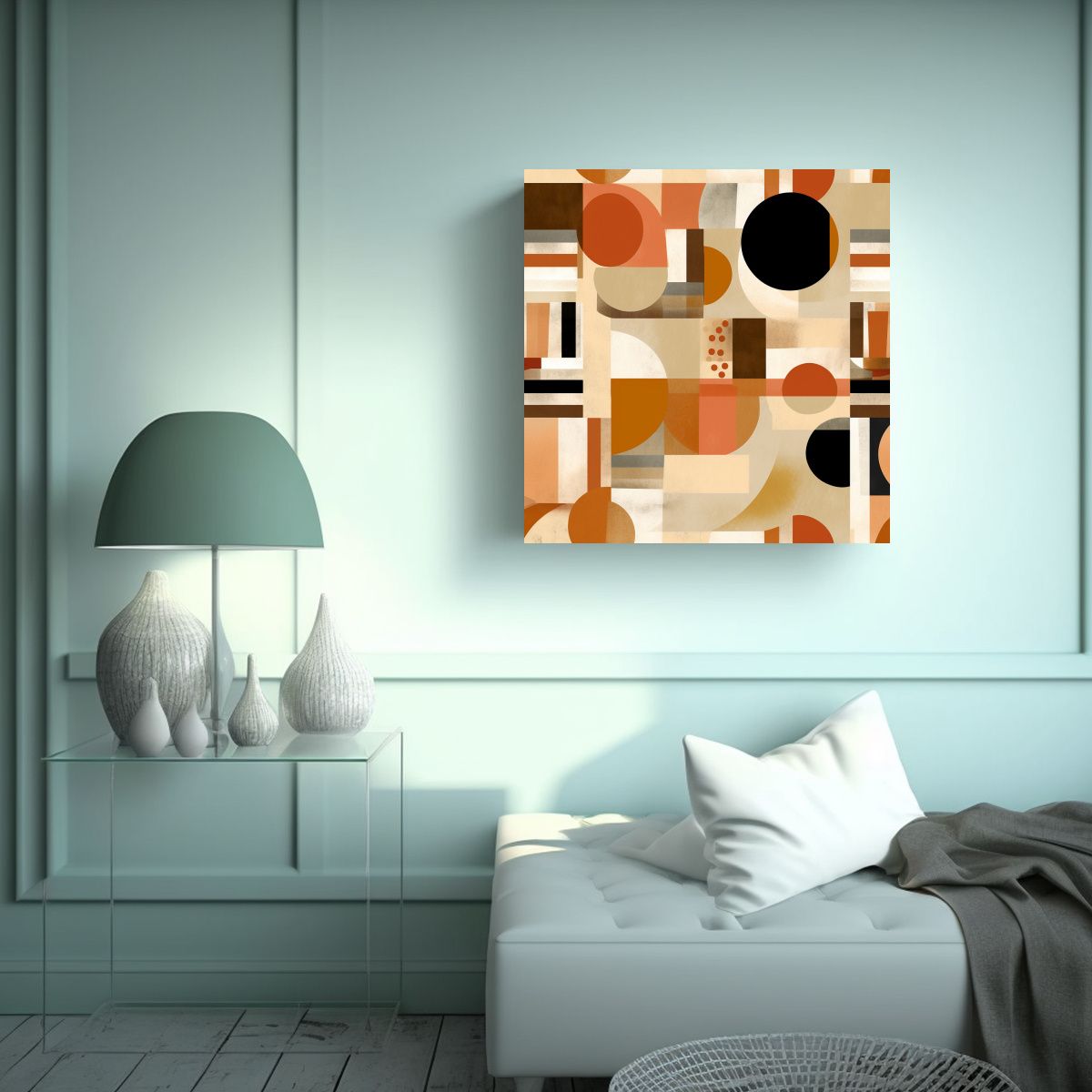 GENERICO - Pinturas Decorativas Arte Patron Intenso Con 60x60 Cm