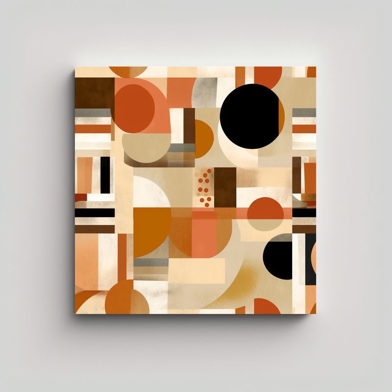 GENERICO - Pinturas Decorativas Arte Patron Intenso Con 50x50 Cm