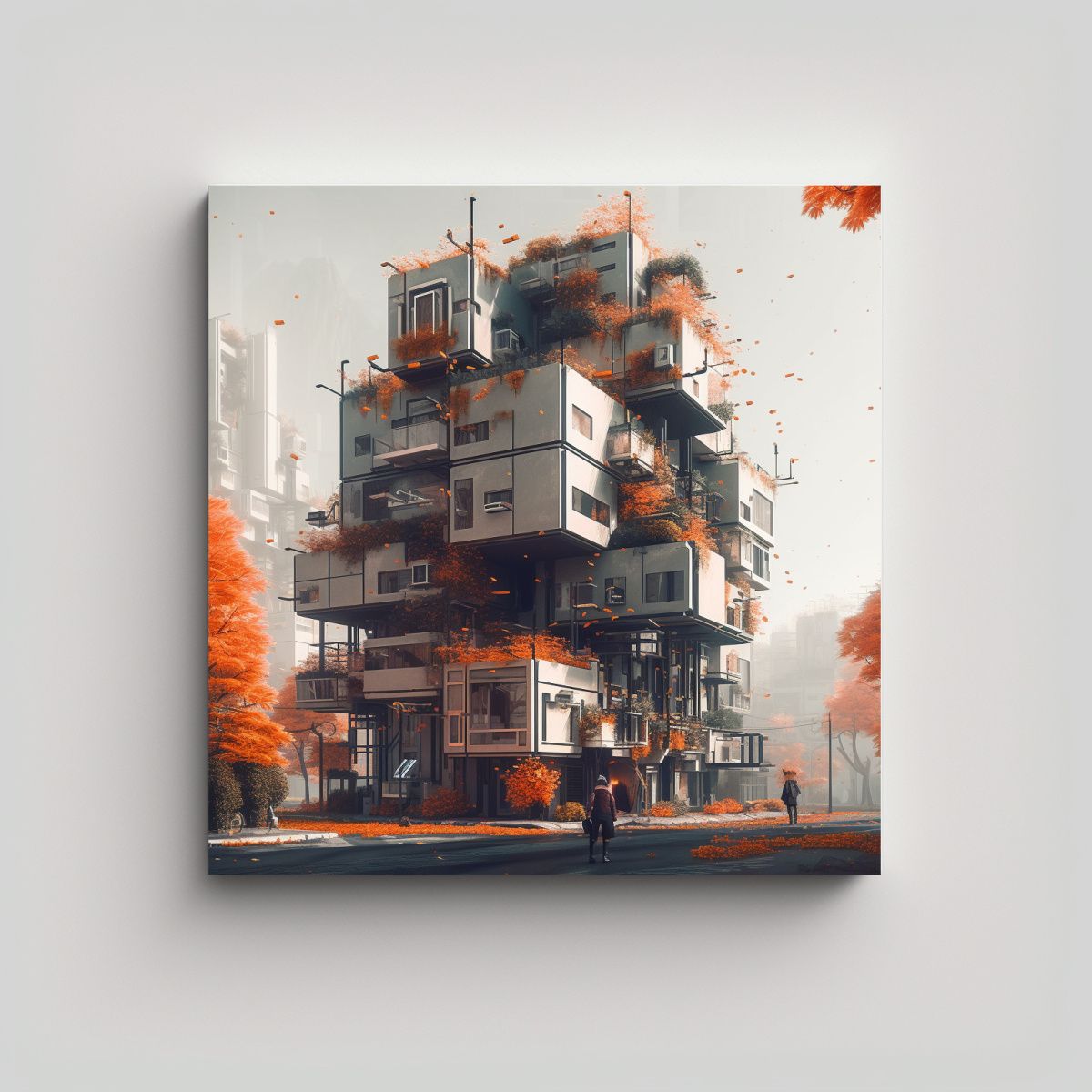 GENERICO - Pintura En Bastidor Creativa Para Decoración De 50x50 Cm