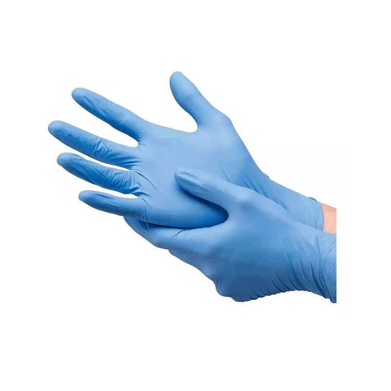 GENERICO - Guantes Nitrilo Descartables Azul Talla Xl - 100 Unidades