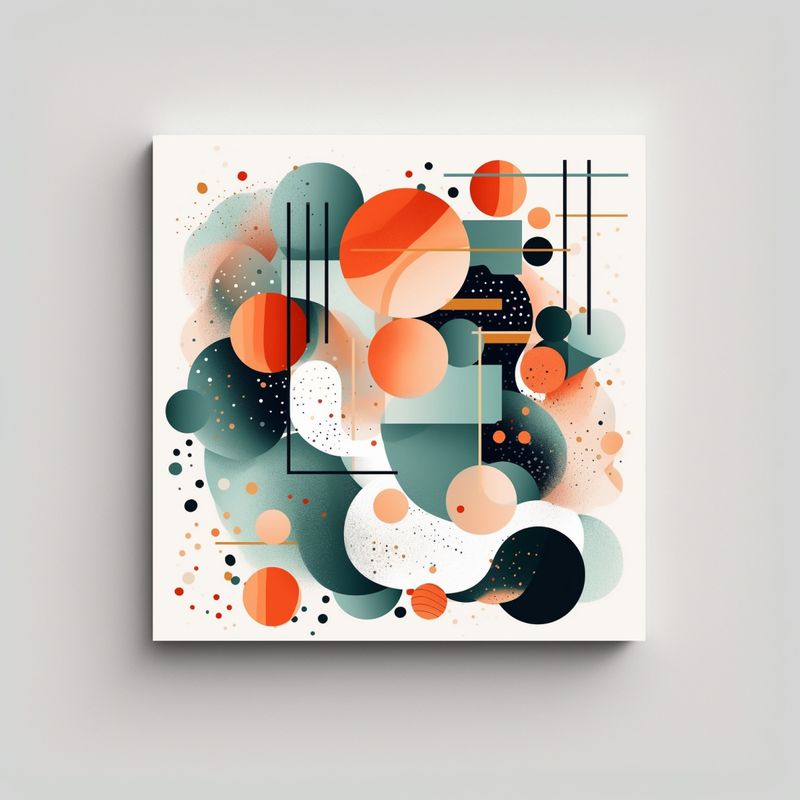GENERICO - Diseño Abstracto Para Banner De Tienda De Etsy 90x90 Cm
