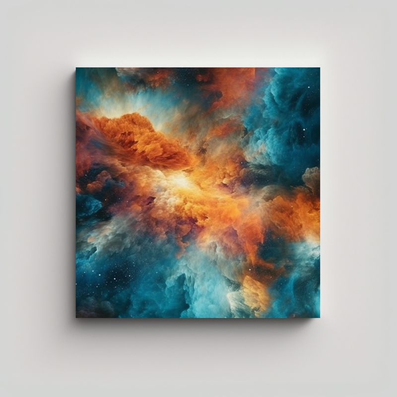 GENERICO - Cuadro Temático: Fascinante Acercamiento De Un 70x70 Cm
